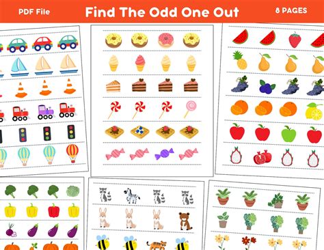 How to Play the Odd One Out Game with Preschoolers.